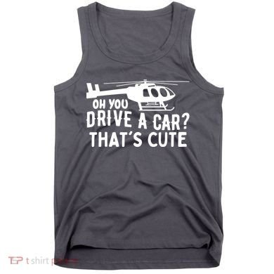 Funny Rotocraft Aviation Helicopter Pilot Tank Top