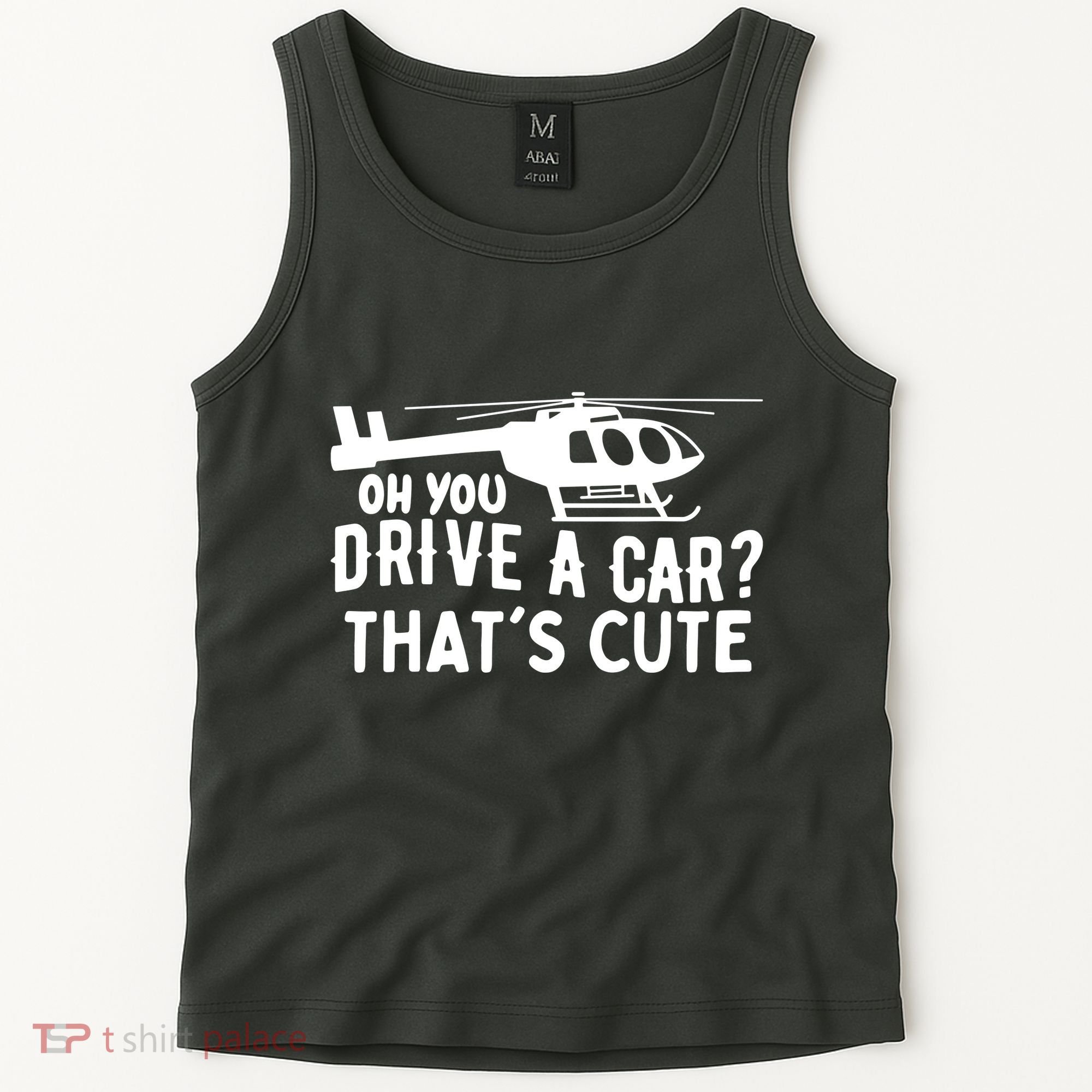 Funny Rotocraft Aviation Helicopter Pilot Tank Top