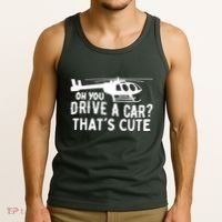 Funny Rotocraft Aviation Helicopter Pilot Tank Top thumb 3