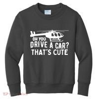 Funny Rotocraft Aviation Helicopter Pilot Kids Sweatshirt thumb 0