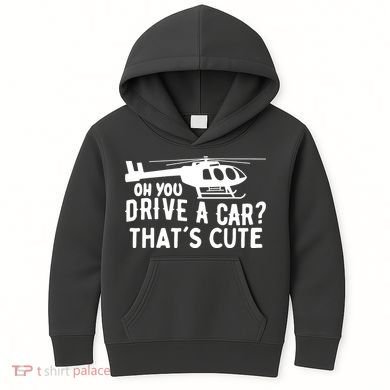 Funny Rotocraft Aviation Helicopter Pilot Kids Hoodie