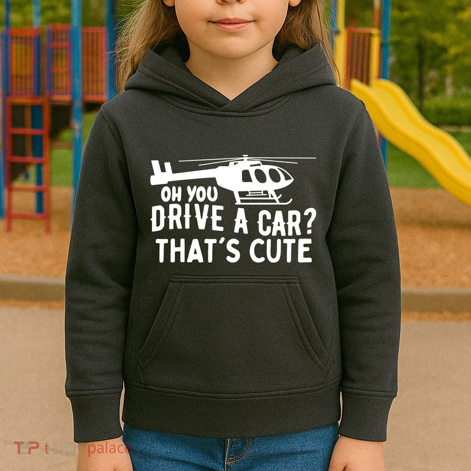 Funny Rotocraft Aviation Helicopter Pilot Kids Hoodie