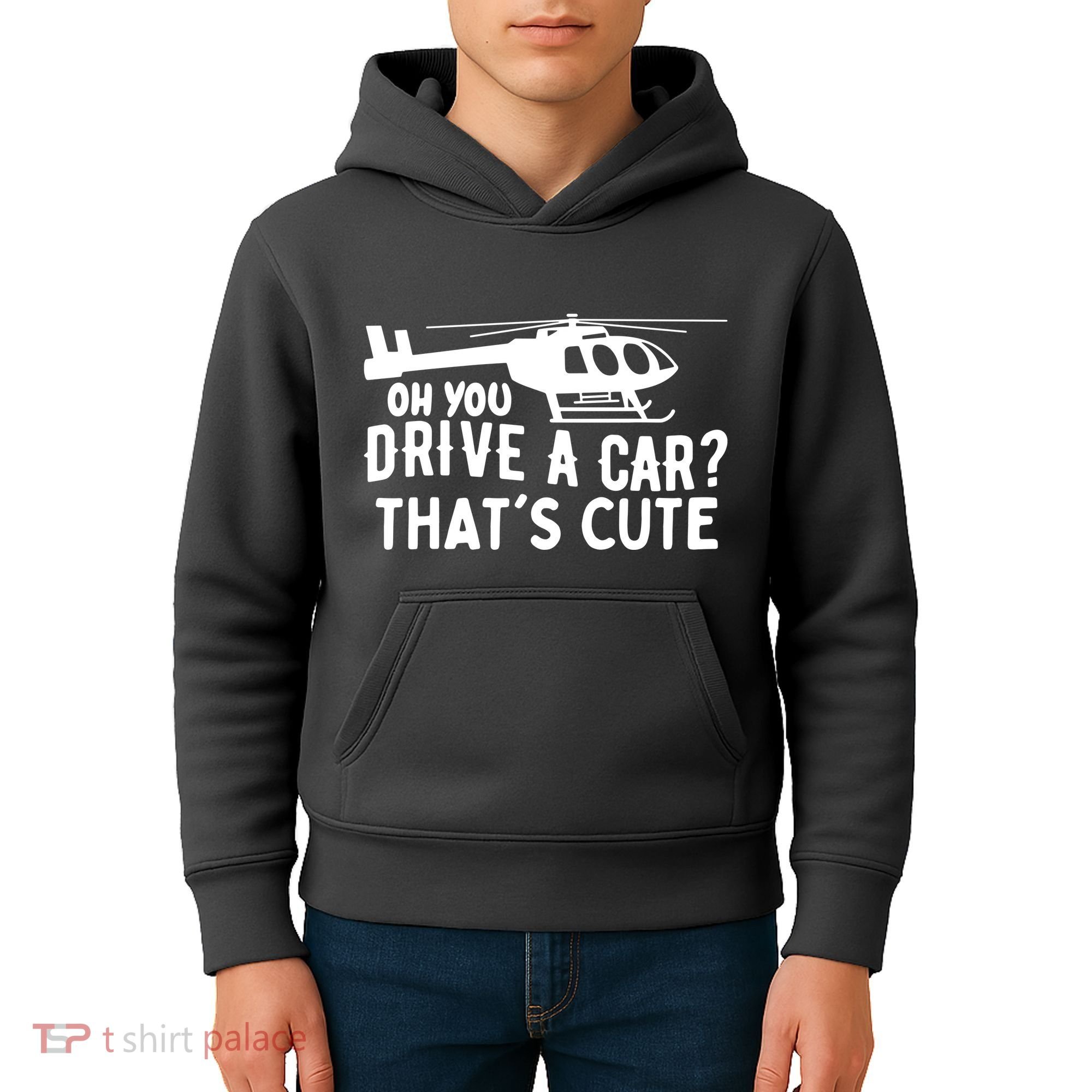 Funny Rotocraft Aviation Helicopter Pilot Kids Hoodie