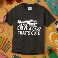 Funny Rotocraft Aviation Helicopter Pilot Kids T-Shirt thumb 3