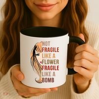 Fragile Like A Bomb Coffee Mug thumb 3