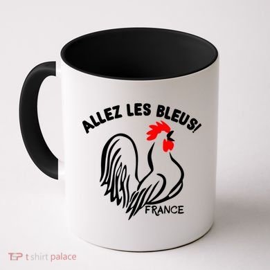 France Soccer Allez Les Bleus World Coffee Mug