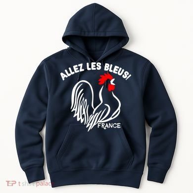 France Soccer Allez Les Bleus World Hoodie