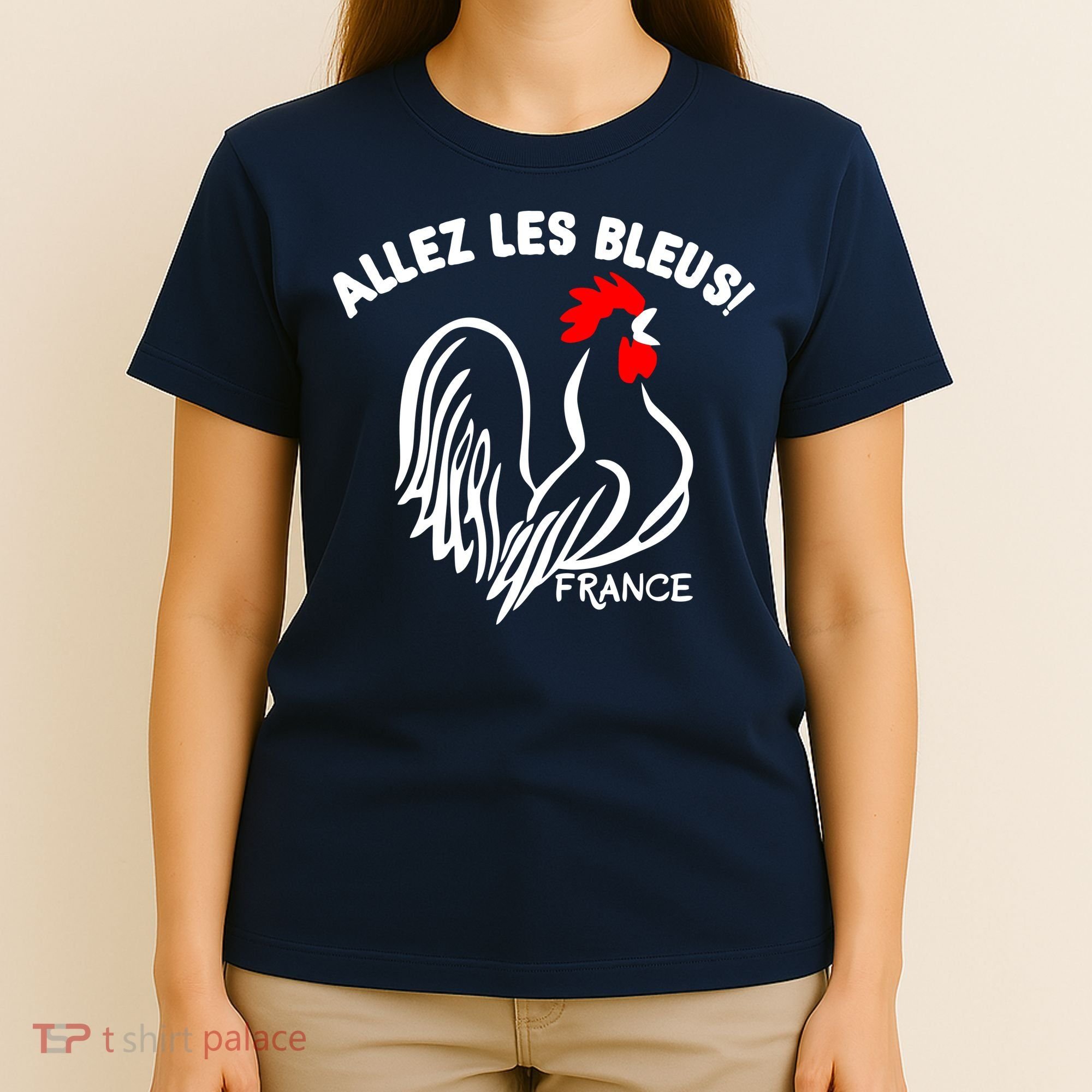 France Soccer Allez Les Bleus World T-Shirt