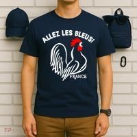 France Soccer Allez Les Bleus World T-Shirt thumb 6