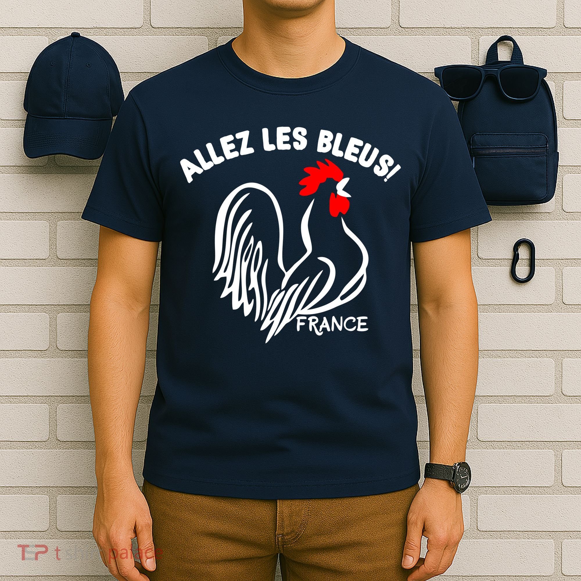 France Soccer Allez Les Bleus World T-Shirt