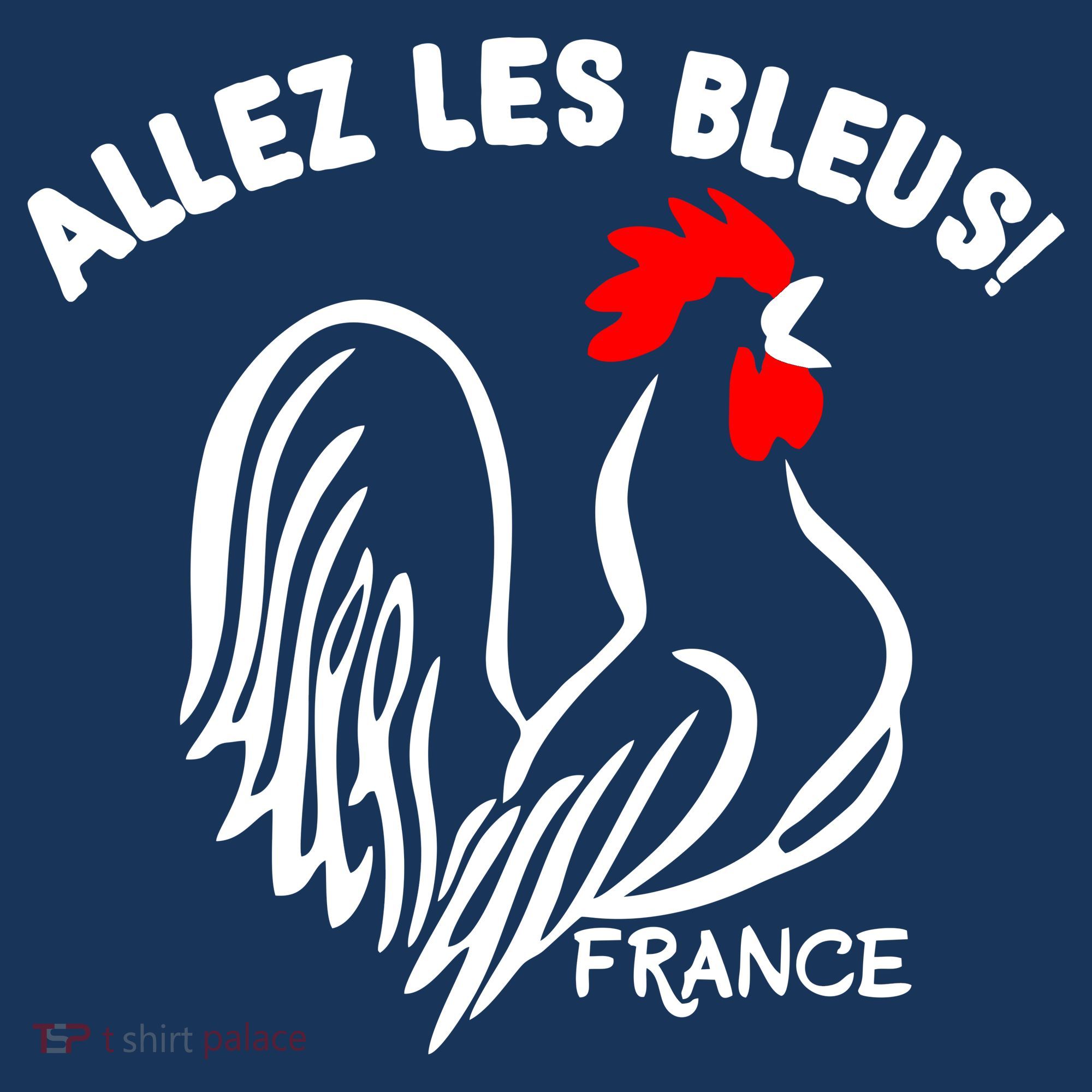 France Soccer Allez Les Bleus World Mousepad