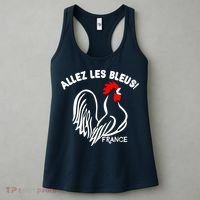 France Soccer Allez Les Bleus World Women's Tank Top thumb 3
