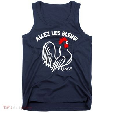 France Soccer Allez Les Bleus World Tank Top