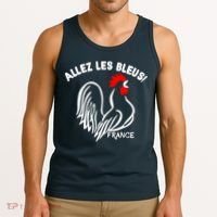 France Soccer Allez Les Bleus World Tank Top thumb 3