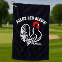 France Soccer Allez Les Bleus World Golf Towel thumb 1