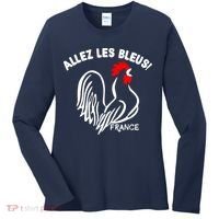 France Soccer Allez Les Bleus World Women's Long Sleeve Shirt thumb 0