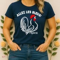 France Soccer Allez Les Bleus World Women's T-Shirt thumb 2