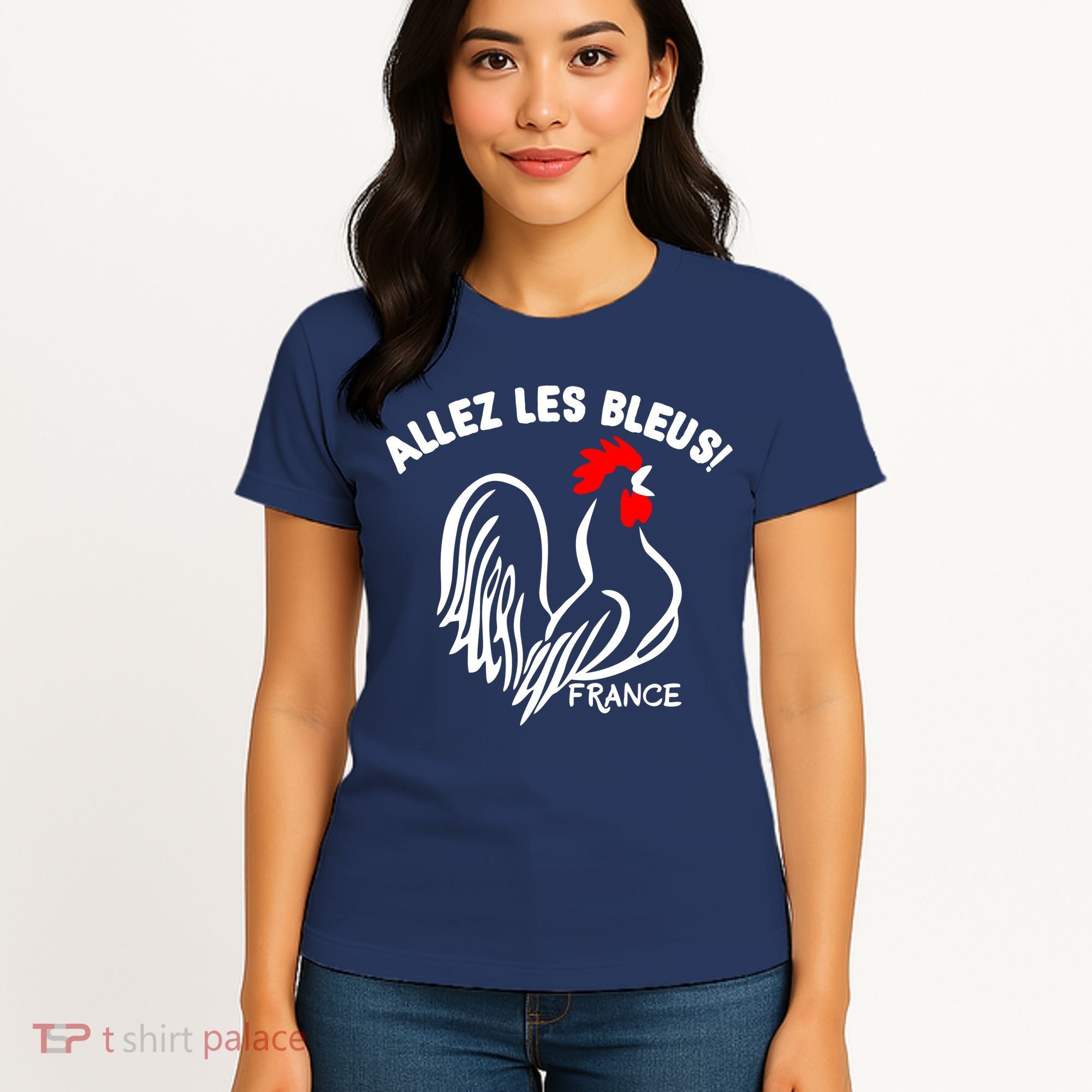 France Soccer Allez Les Bleus World Women's T-Shirt