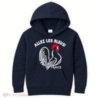 France Soccer Allez Les Bleus World Kids Hoodie thumb 0