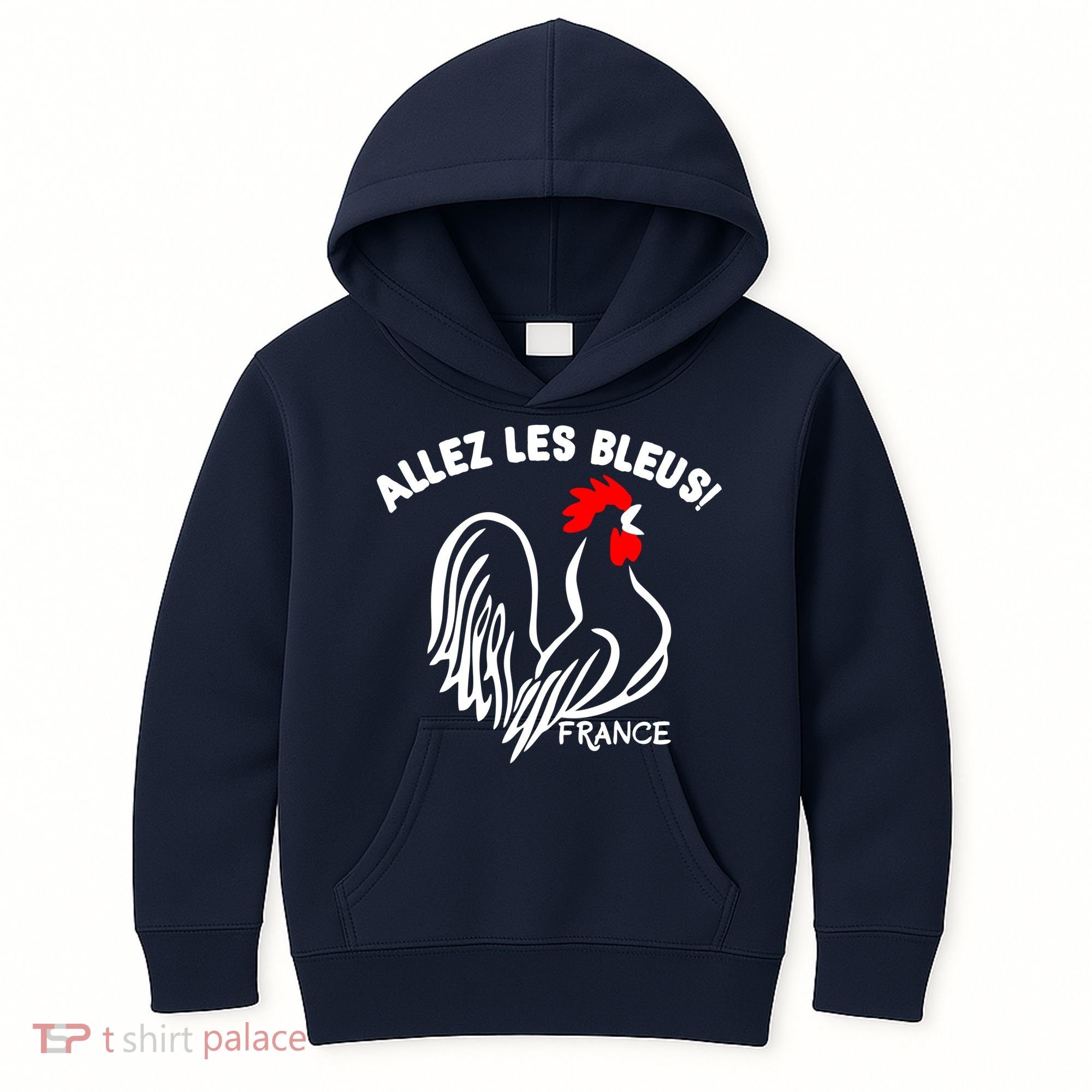 France Soccer Allez Les Bleus World Kids Hoodie
