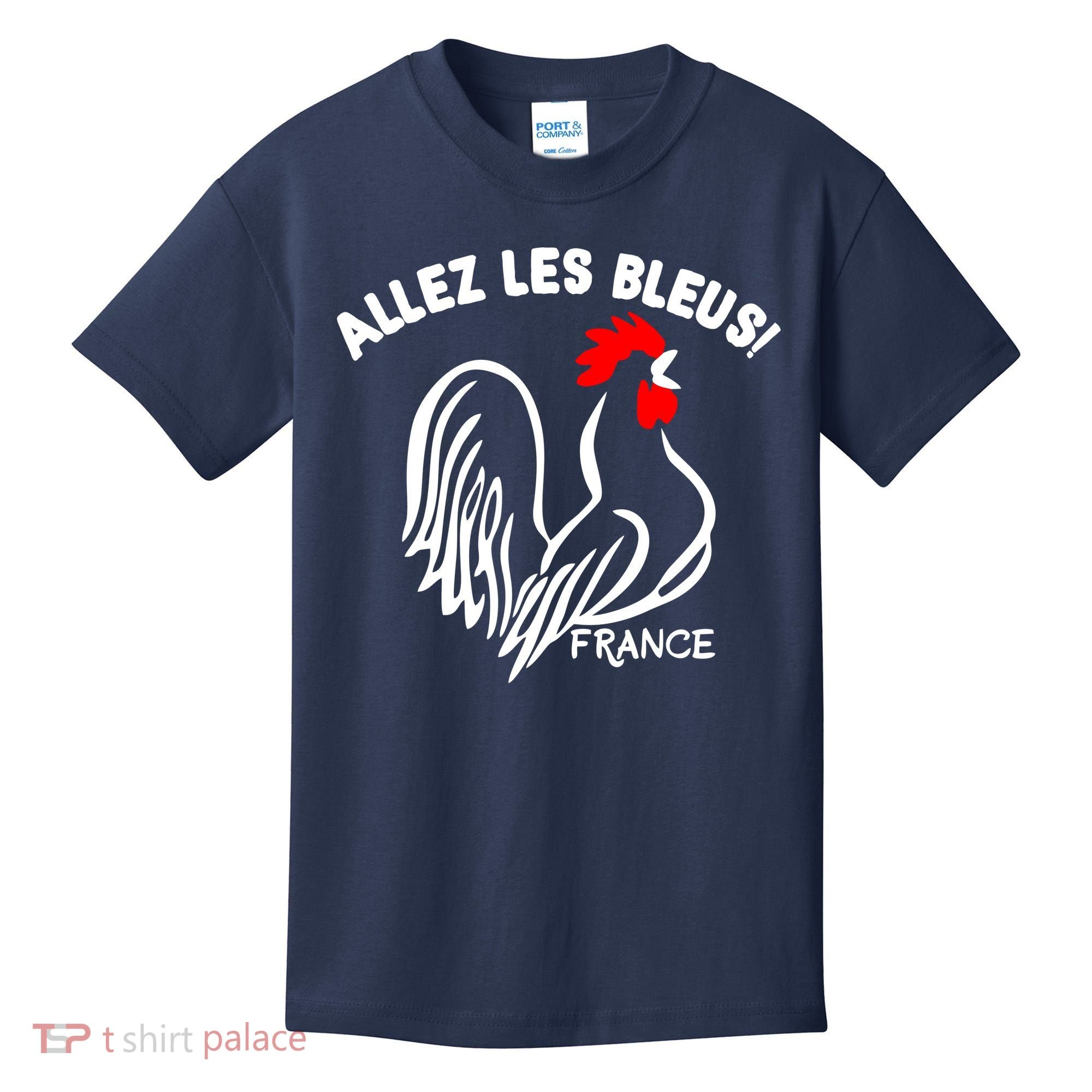 France Soccer Allez Les Bleus World Kids T-Shirt