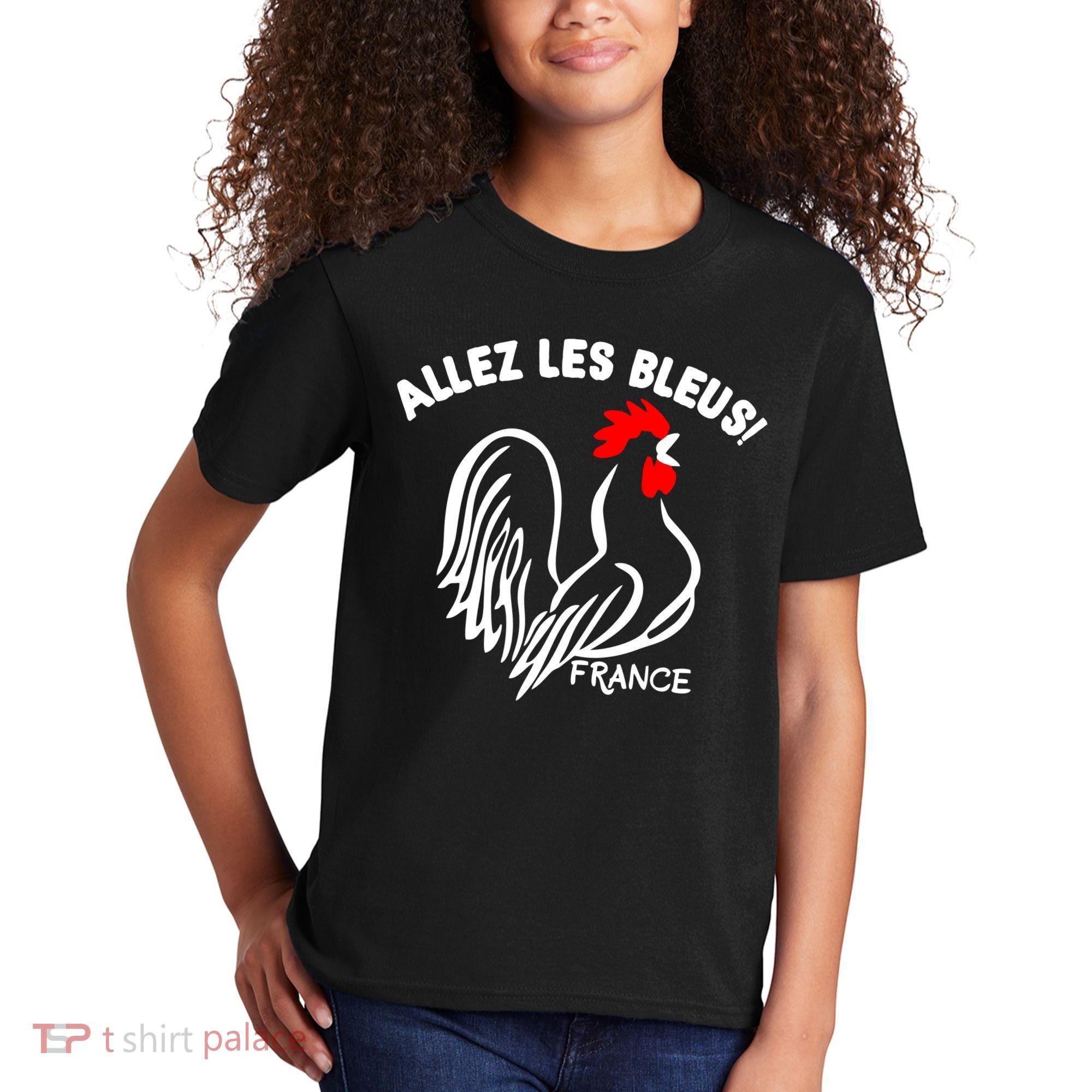 France Soccer Allez Les Bleus World Kids T-Shirt