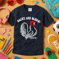 France Soccer Allez Les Bleus World Kids T-Shirt thumb 3