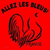 France Soccer Allez Les Bleus World Santa Hat thumb 1