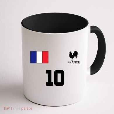 France Soccer Jersey Coffee Mug back