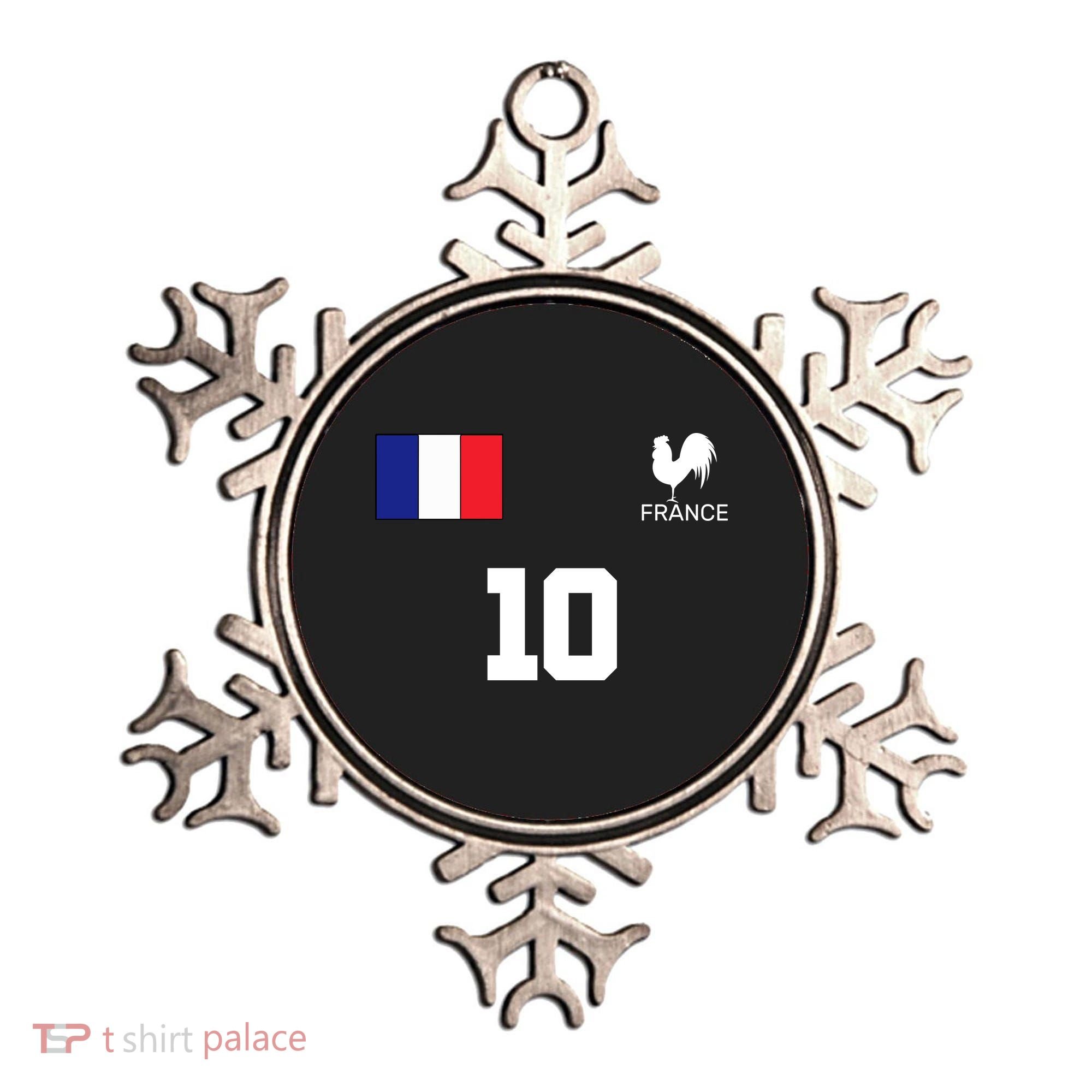 France Soccer Jersey Ornament