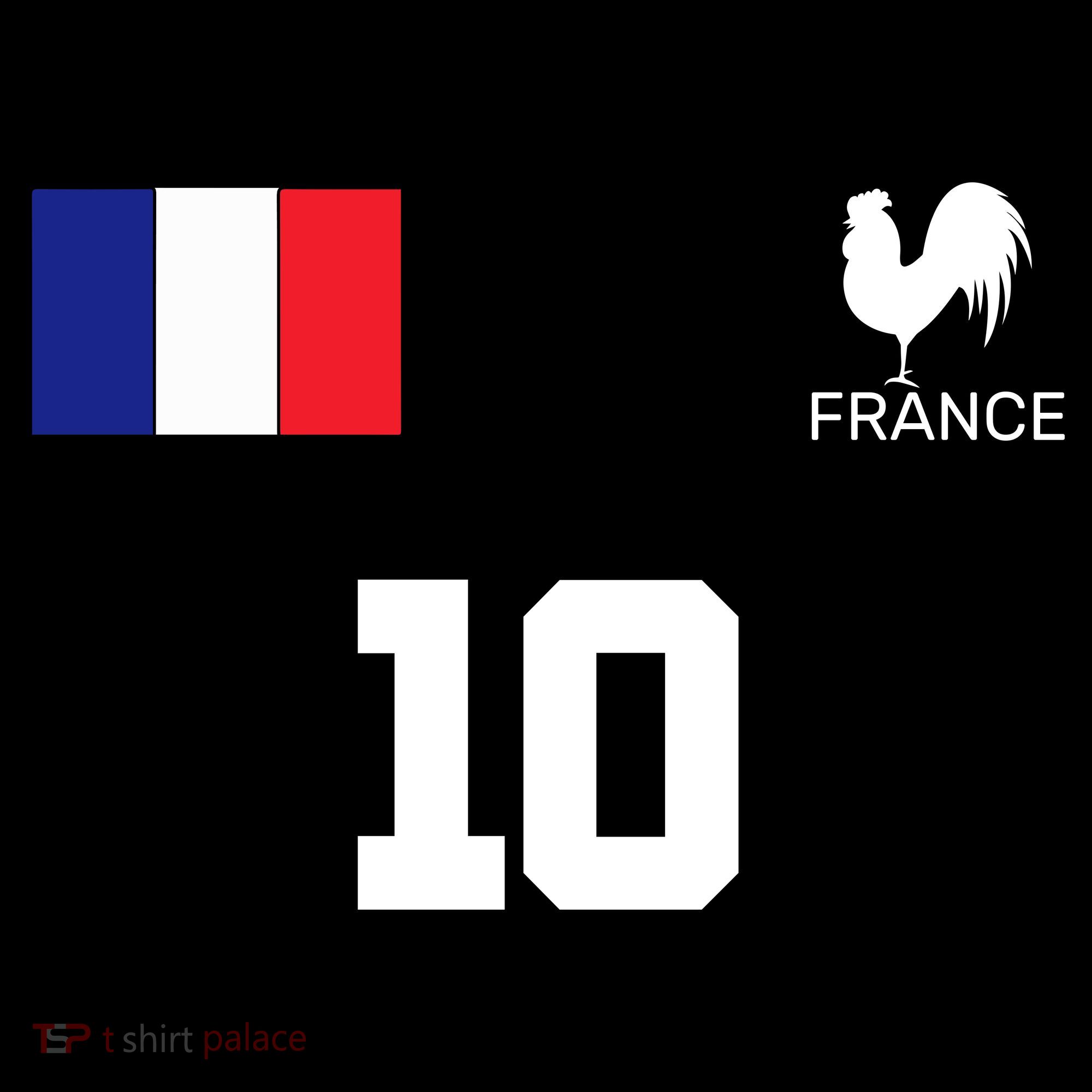 France Soccer Jersey Ornament