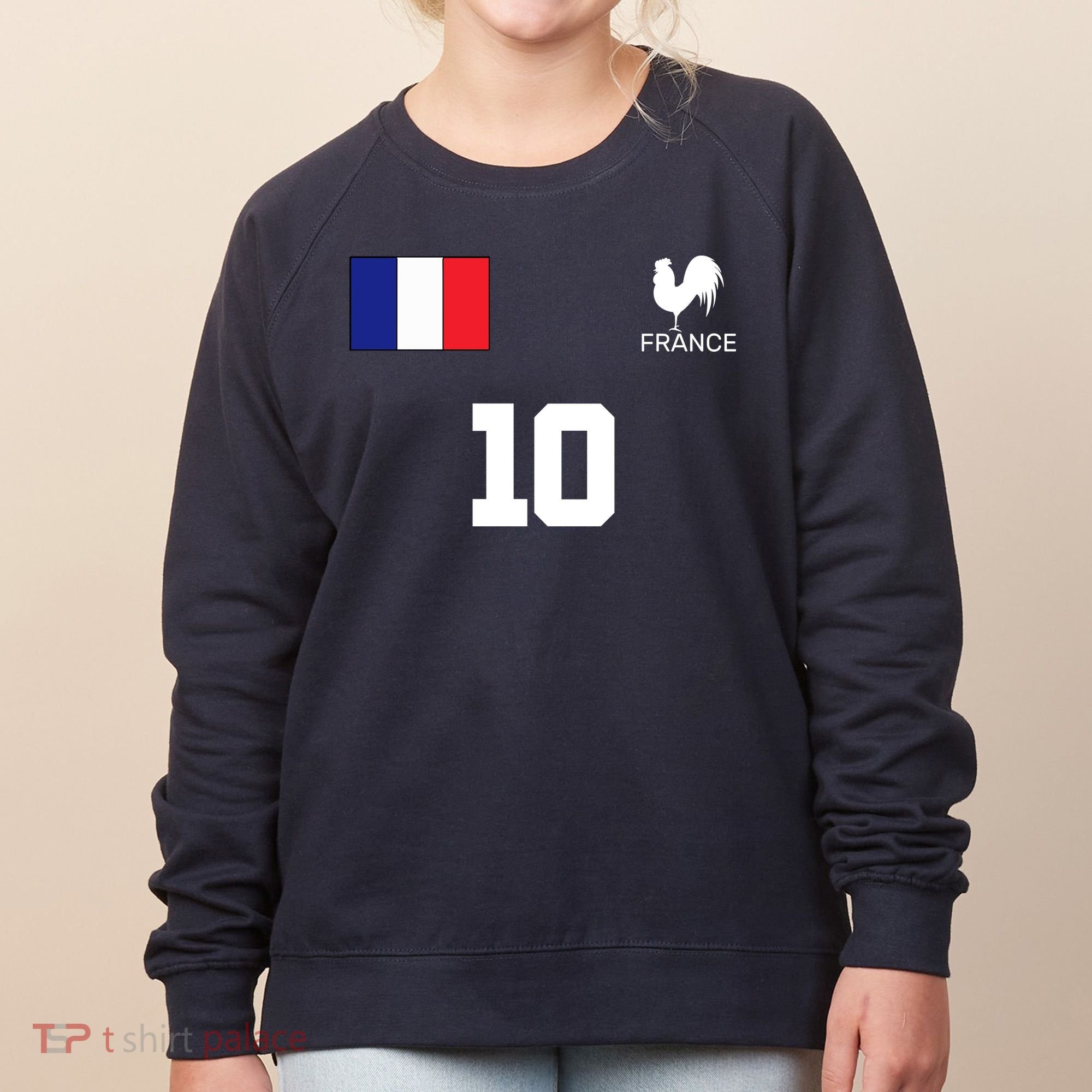 France Soccer Jersey Women's Sweatshirt