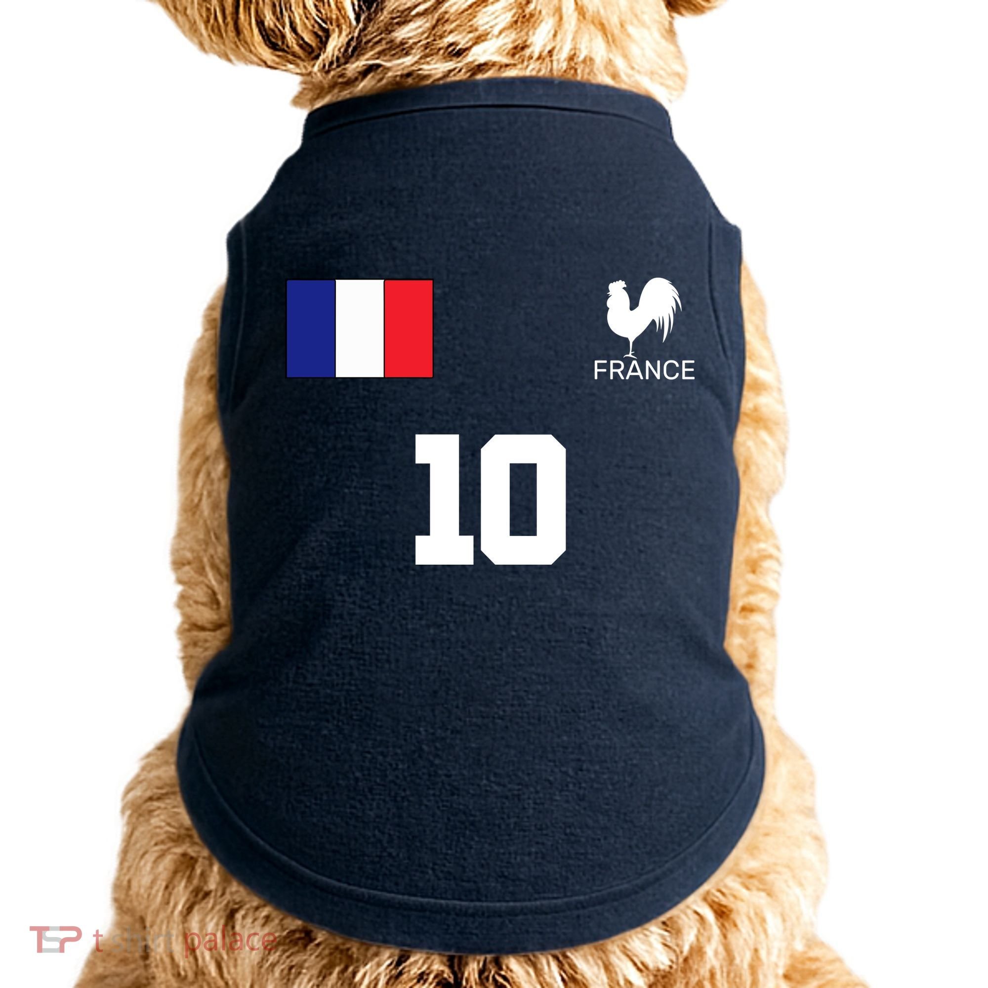 France Soccer Jersey Doggie Tank