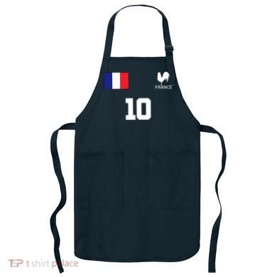 France Soccer Jersey Apron