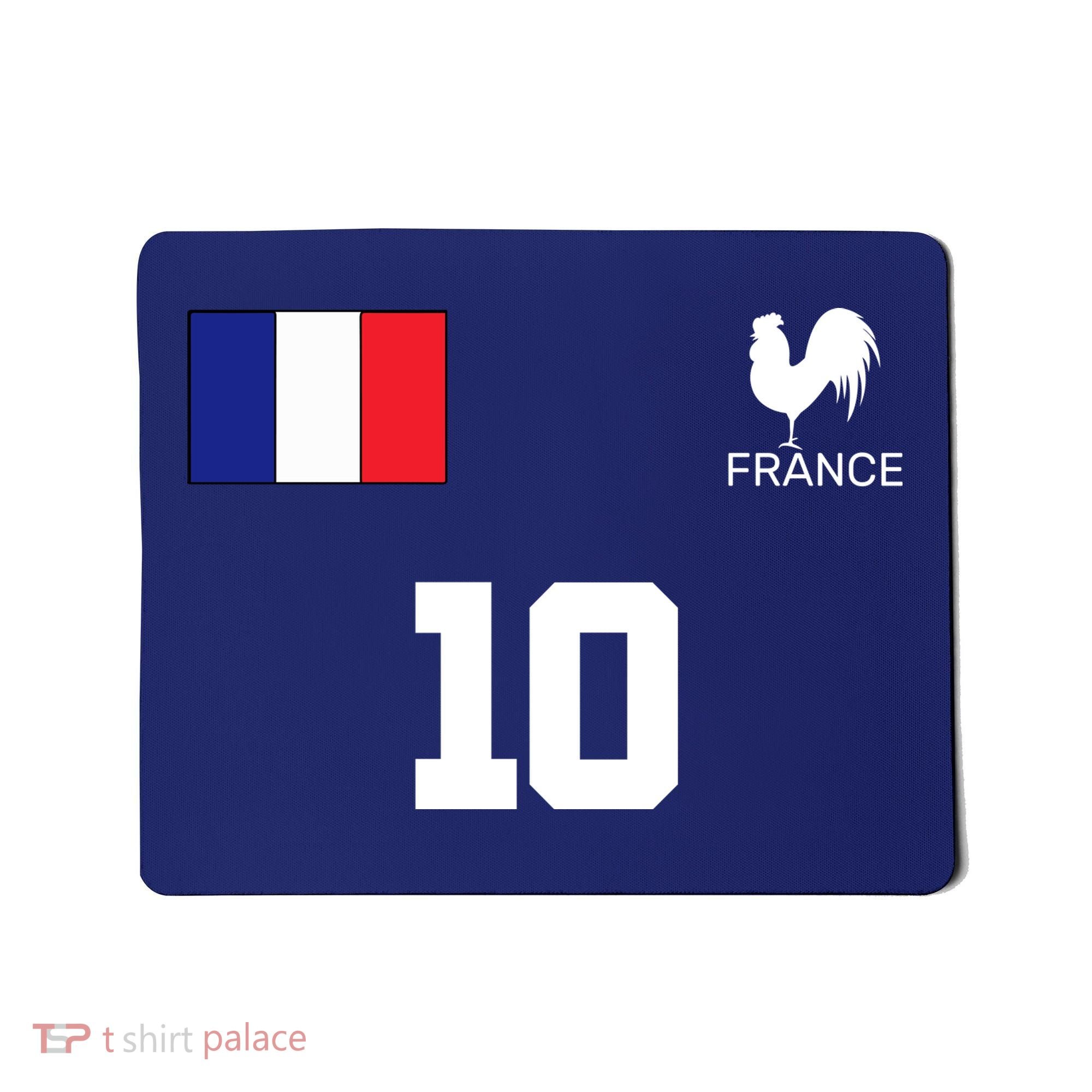 France Soccer Jersey Mousepad