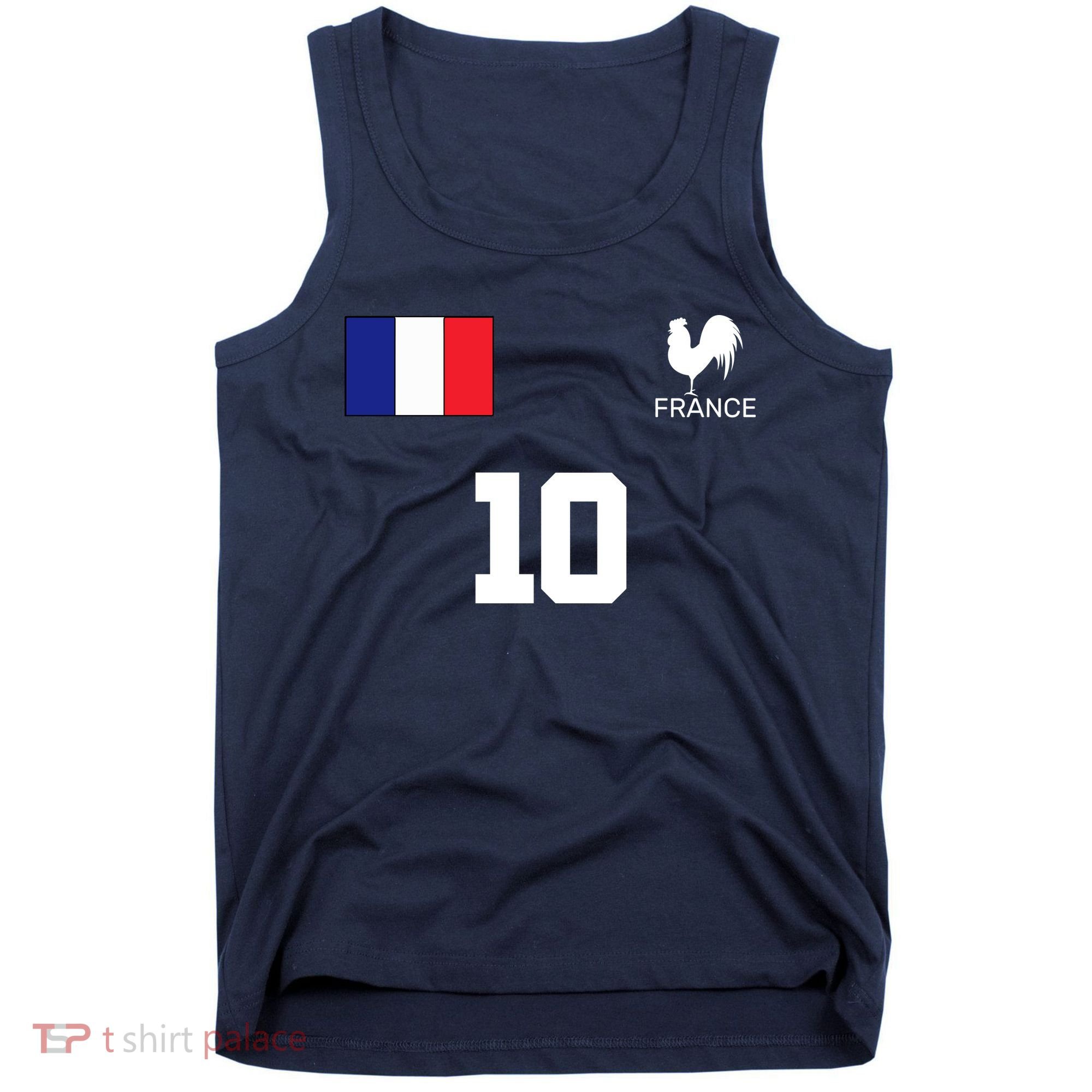 France Soccer Jersey Tank Top