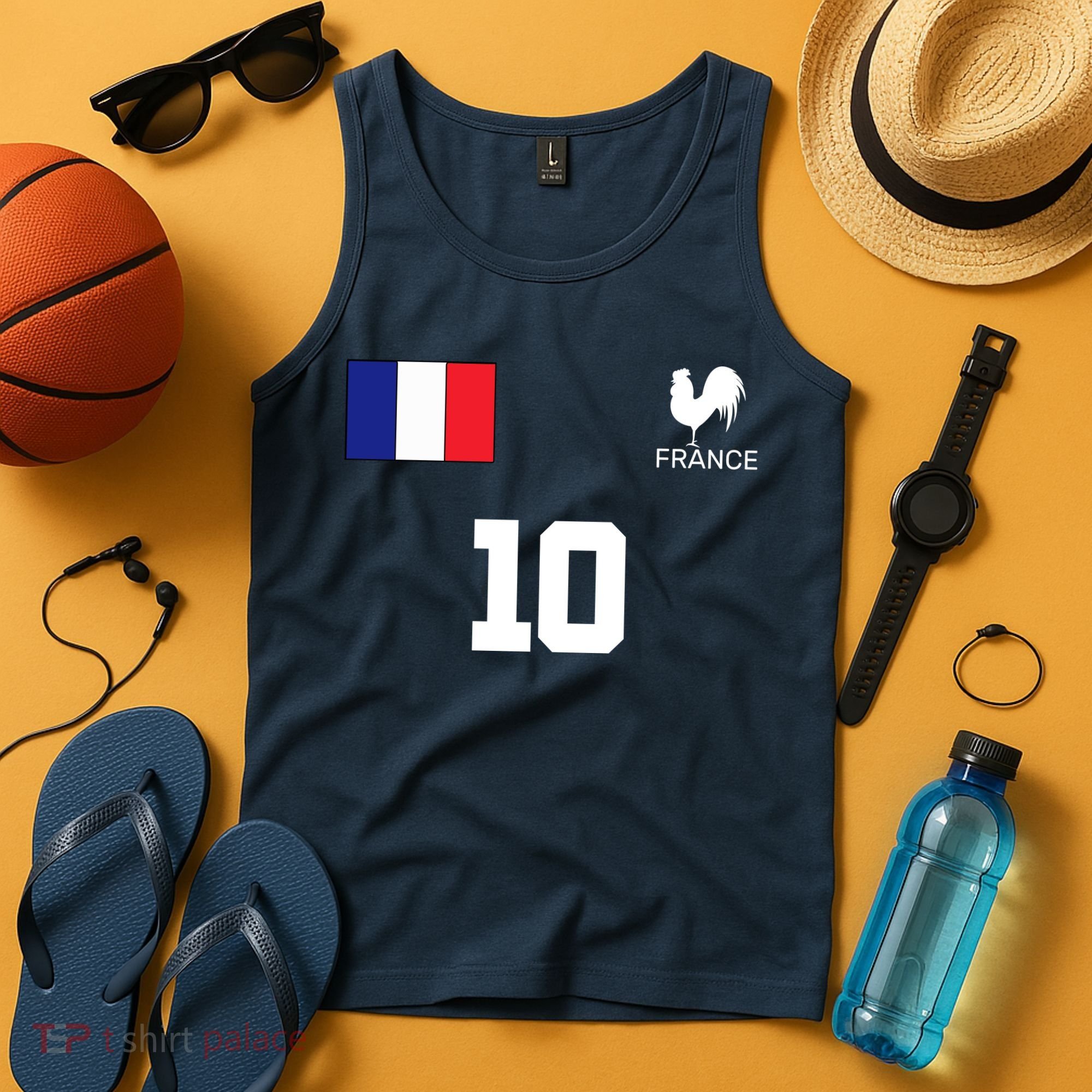 France Soccer Jersey Tank Top