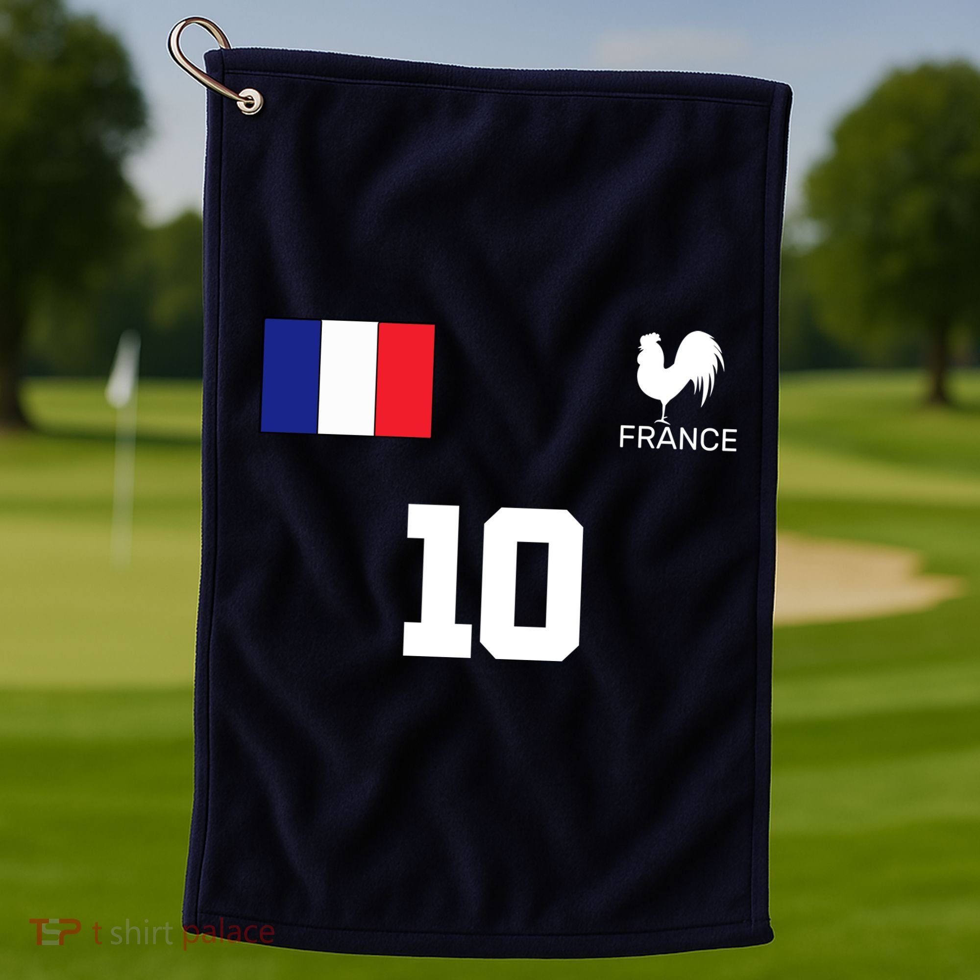 France Soccer Jersey Golf Towel