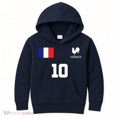 France Soccer Jersey Kids Hoodie