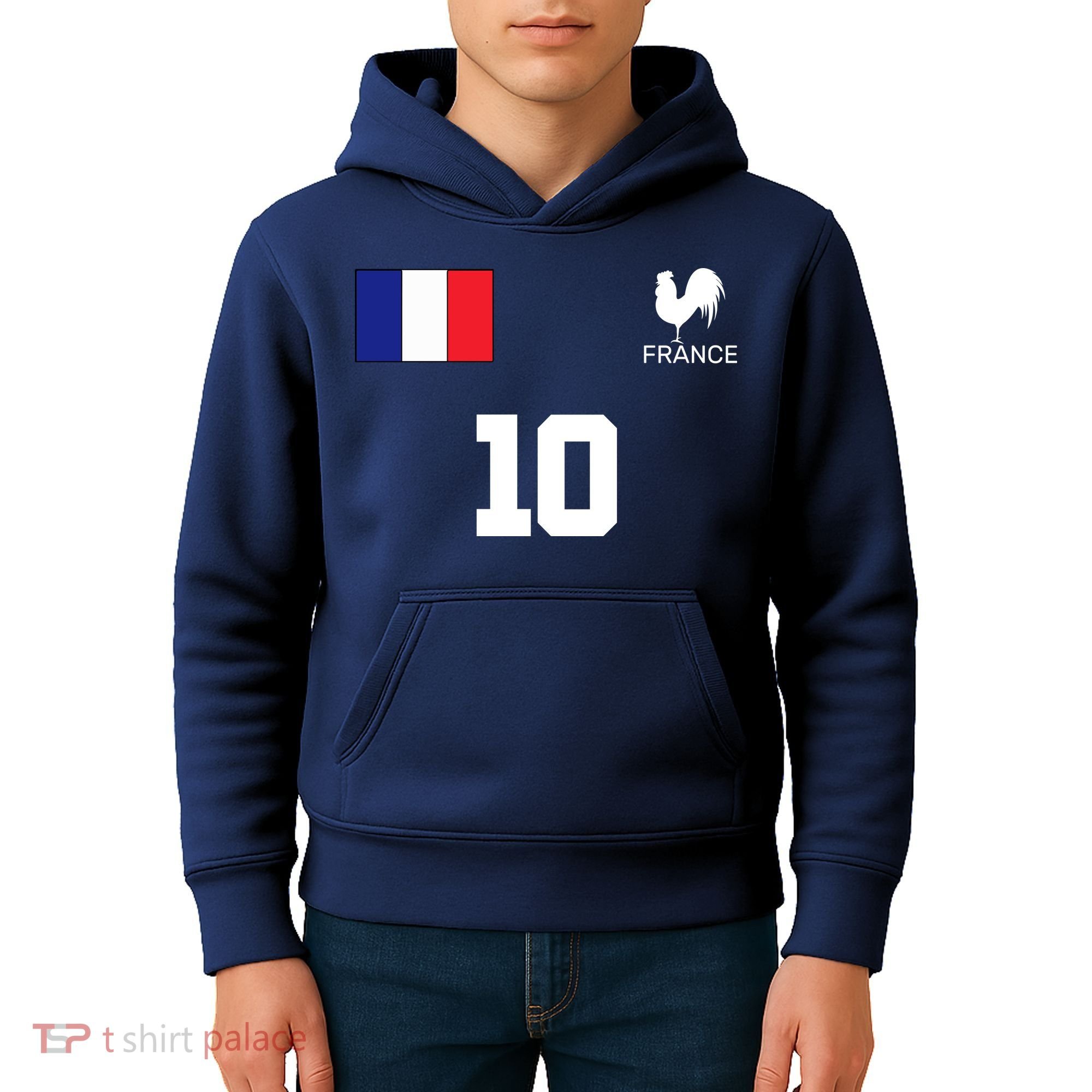 France Soccer Jersey Kids Hoodie