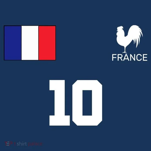 France Soccer Jersey Kids Long Sleeve Shirt