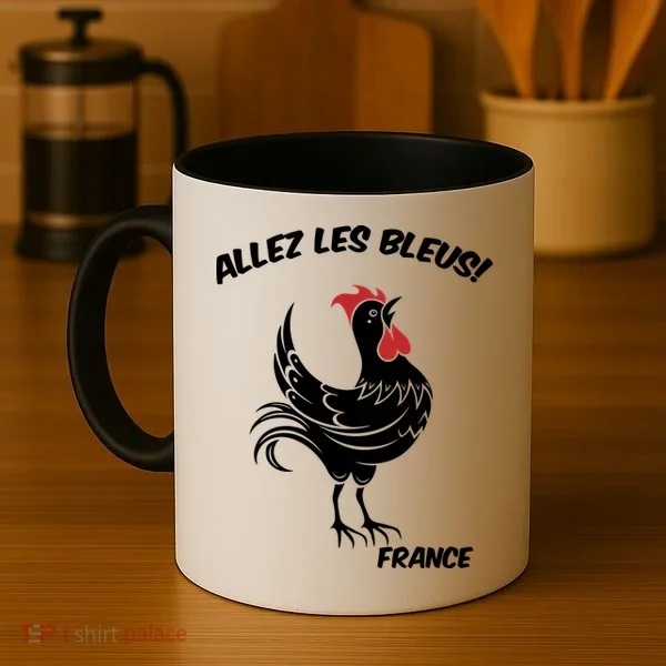 France Soccer World Allez Les Bleus Coffee Mug