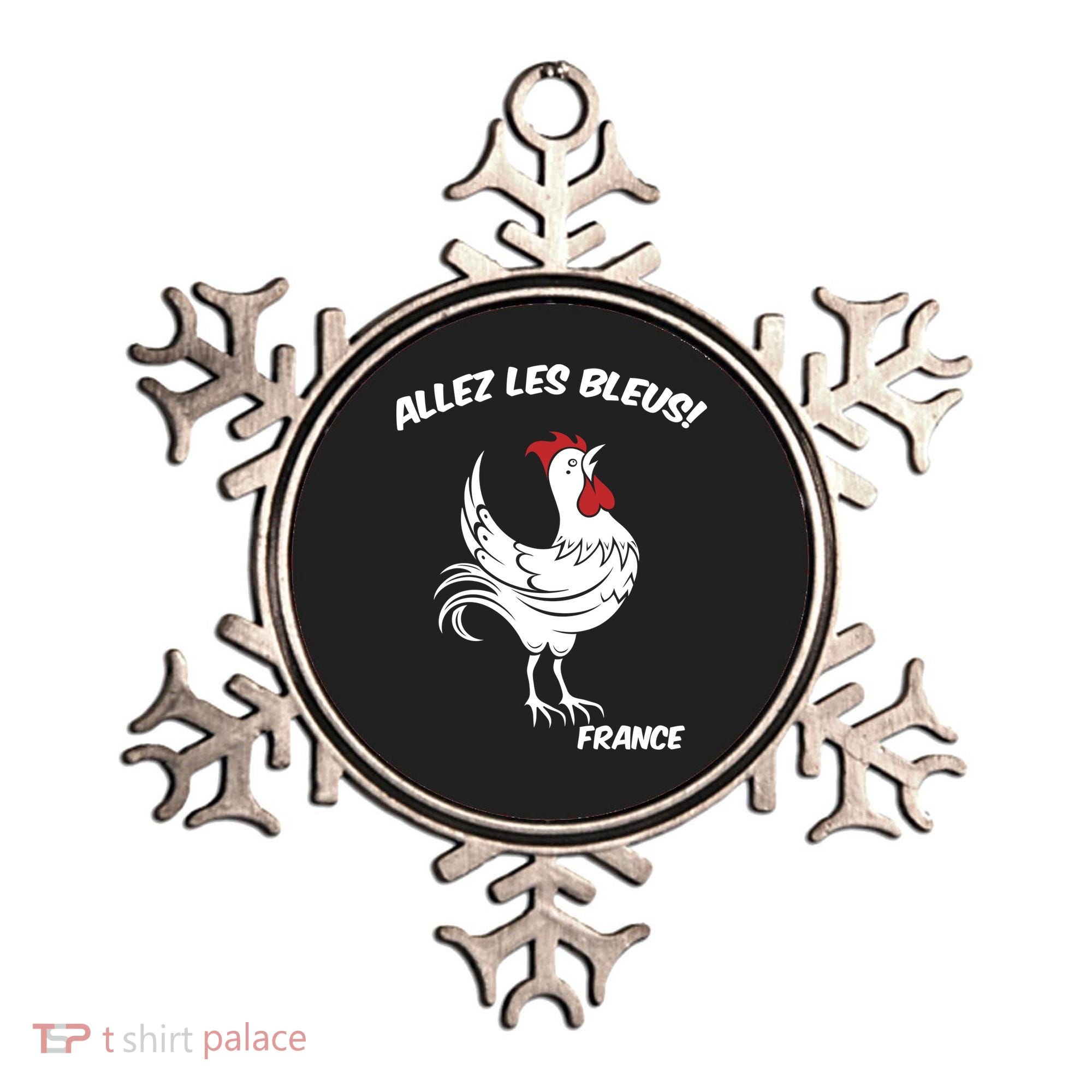 France Soccer World Allez Les Bleus Ornament