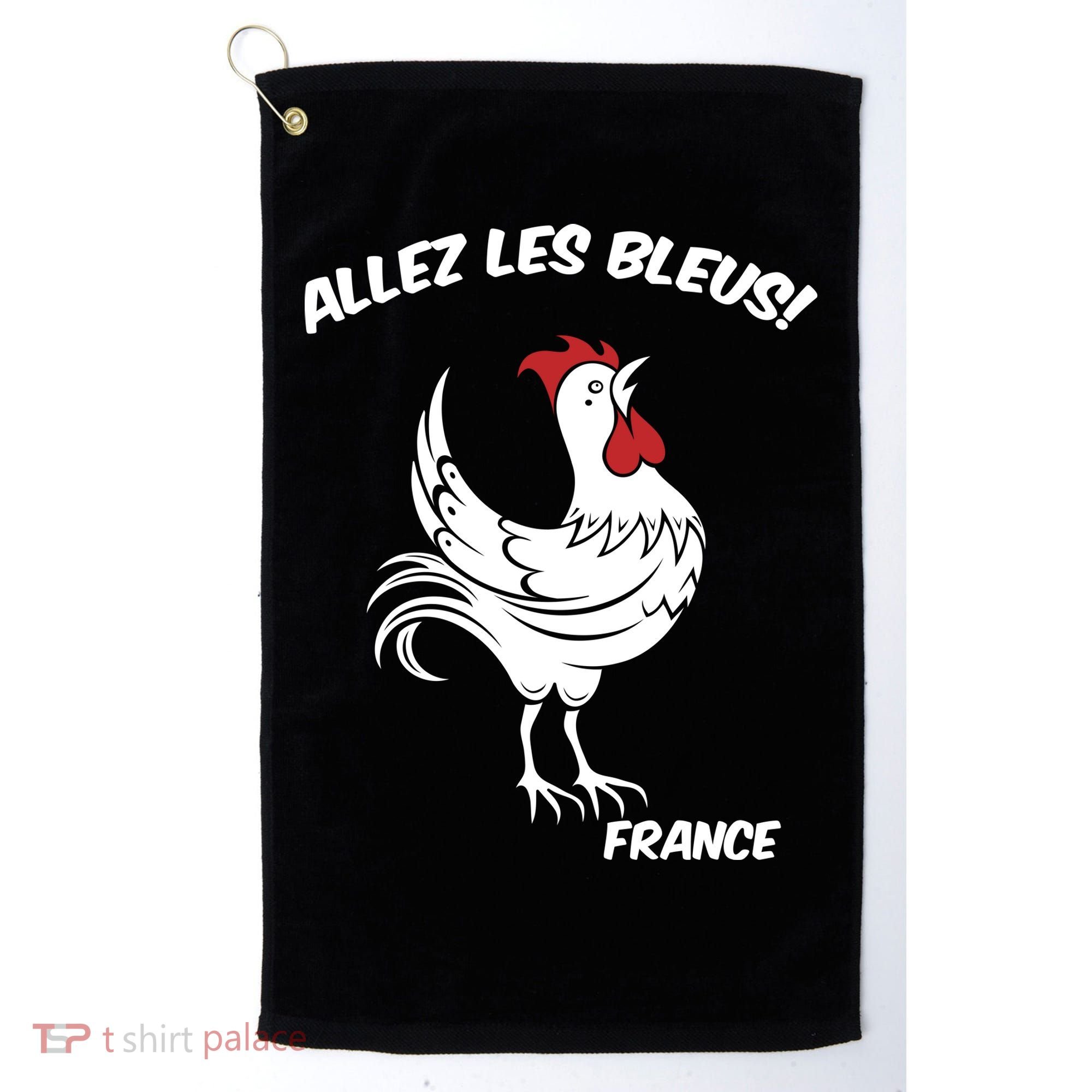 France Soccer World Allez Les Bleus Golf Towel