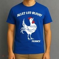 France Soccer World Allez Les Bleus T-Shirt thumb 3