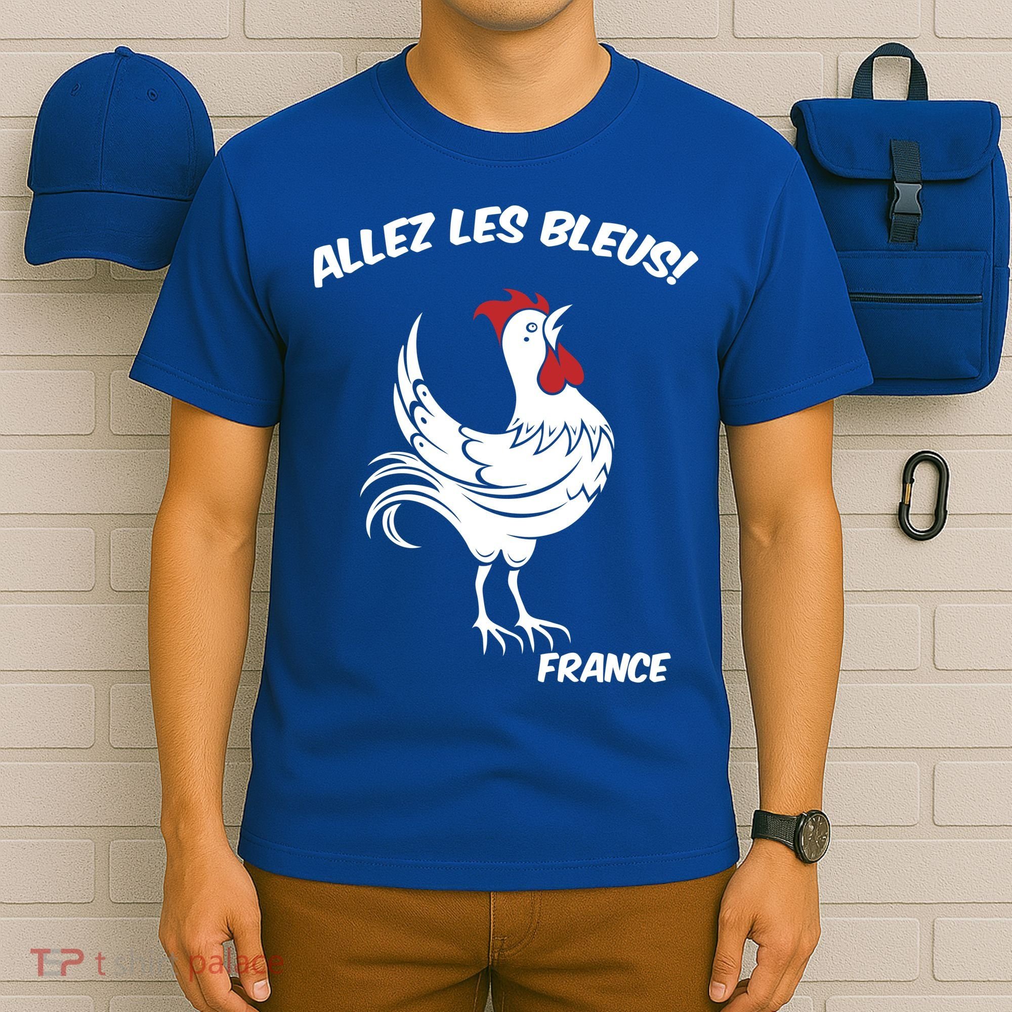 France Soccer World Allez Les Bleus T-Shirt