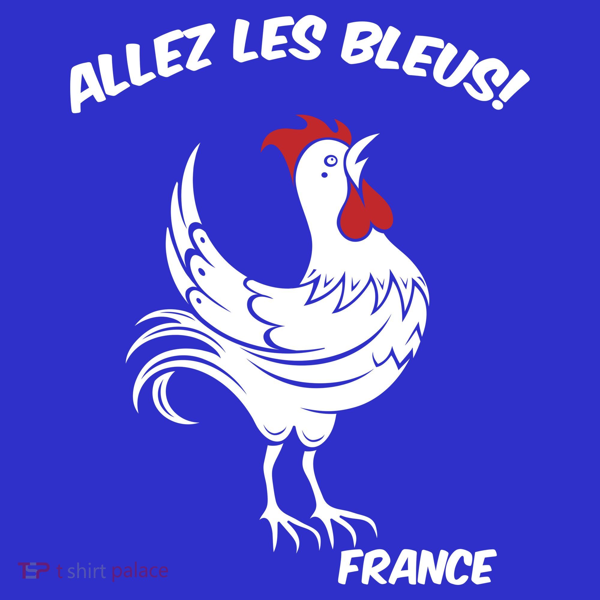 France Soccer World Allez Les Bleus T-Shirt