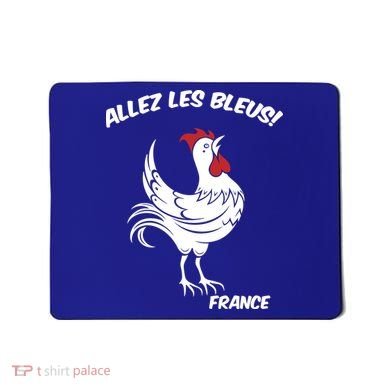 France Soccer World Allez Les Bleus Mousepad