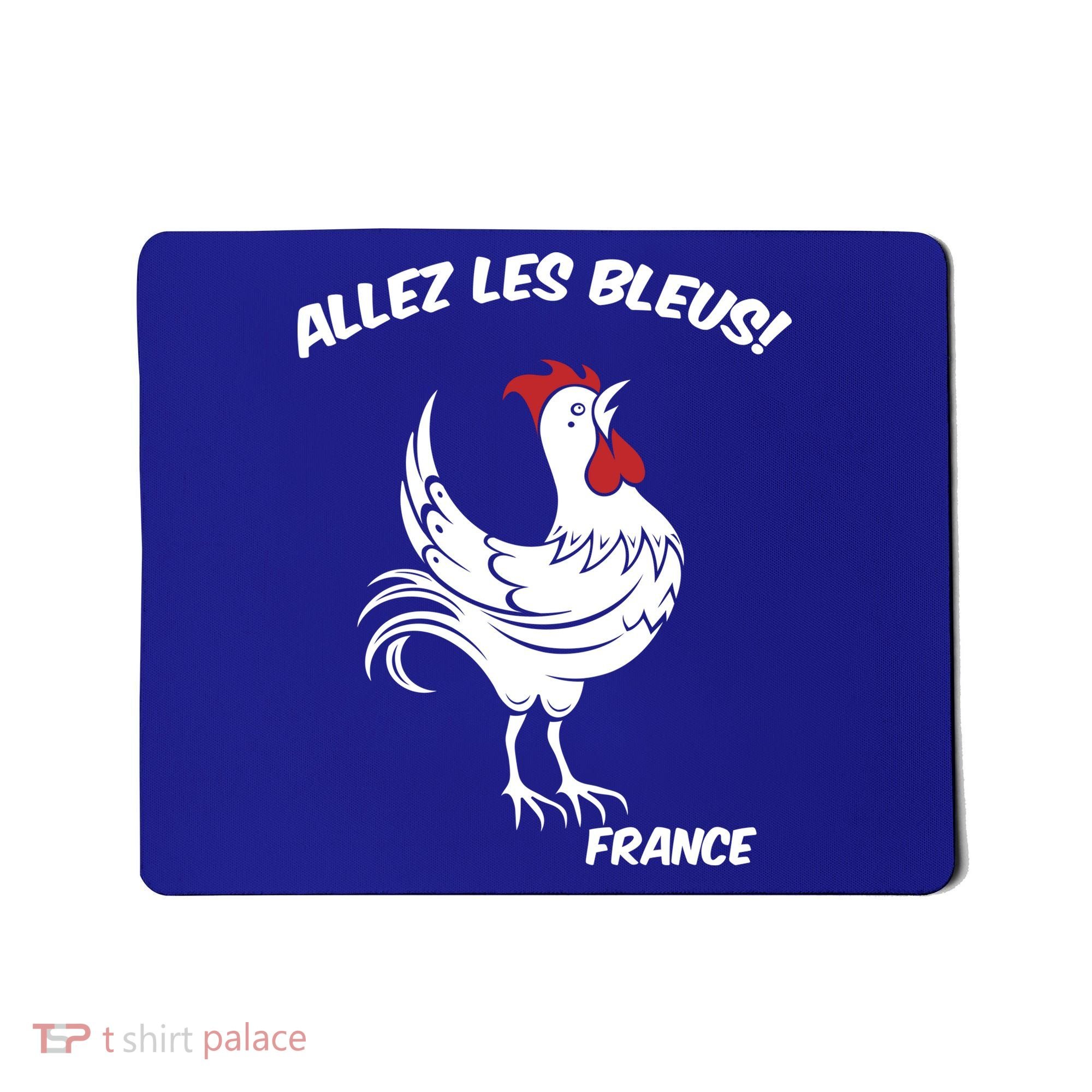 France Soccer World Allez Les Bleus Mousepad