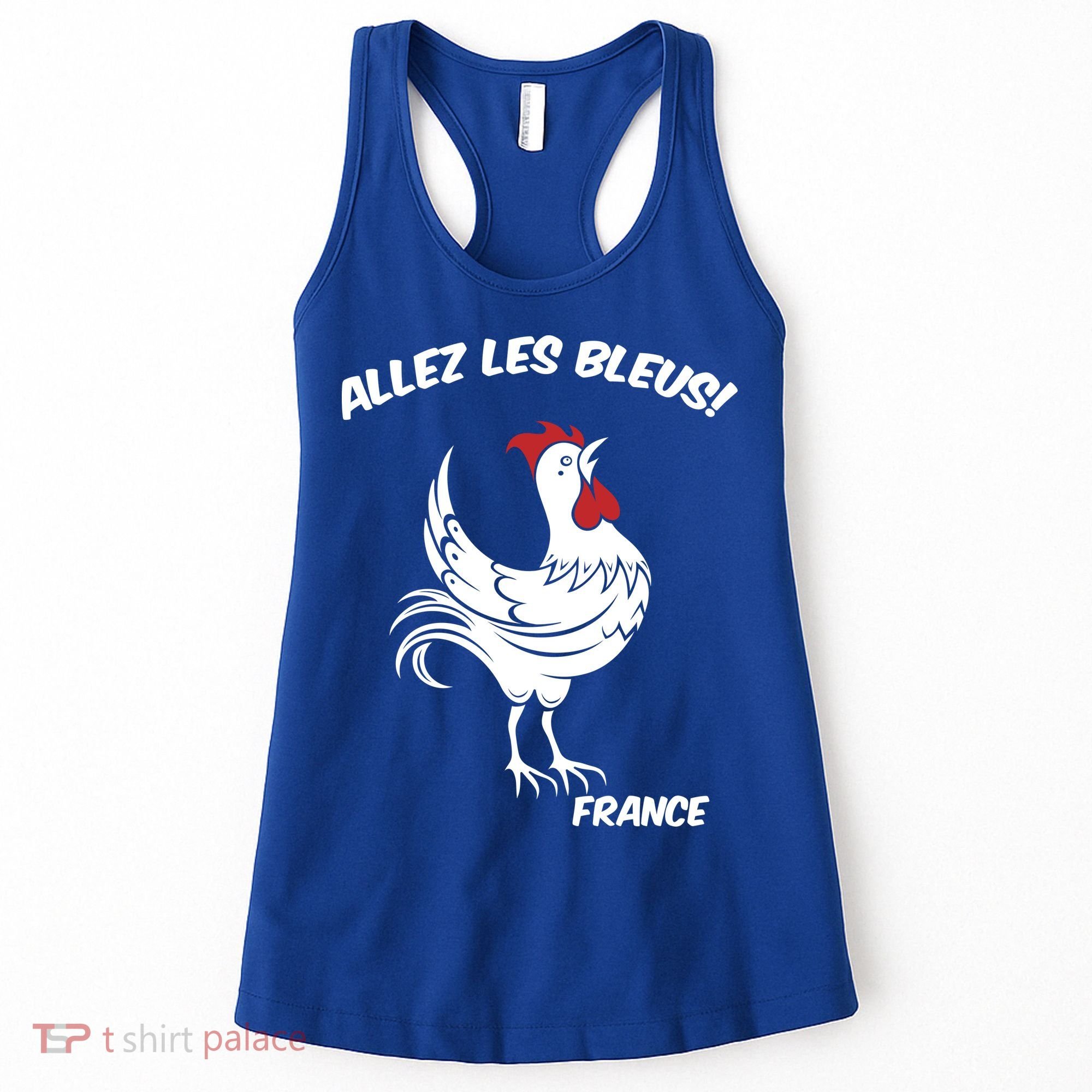 France Soccer World Allez Les Bleus Women's Tank Top